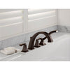 Delta Dryden Venetian Bronze Roman Tub Faucet with Handshower Trim Kit 457137