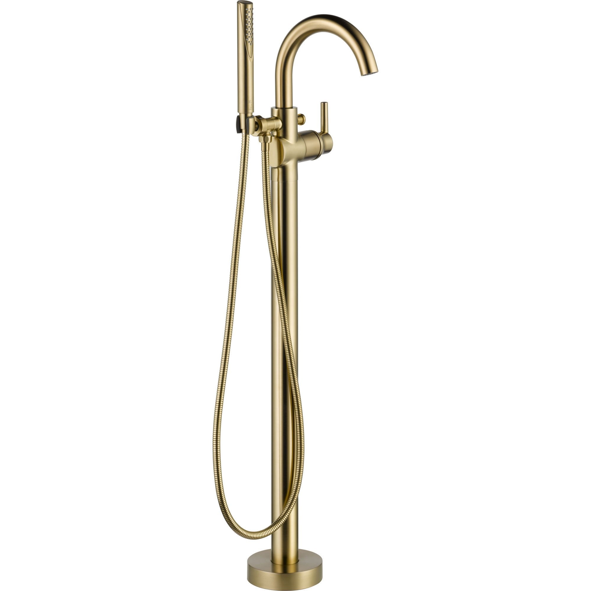 Delta Trinsic Champagne Bronze Floor Mount Freestanding Tub Filler Trim 637071