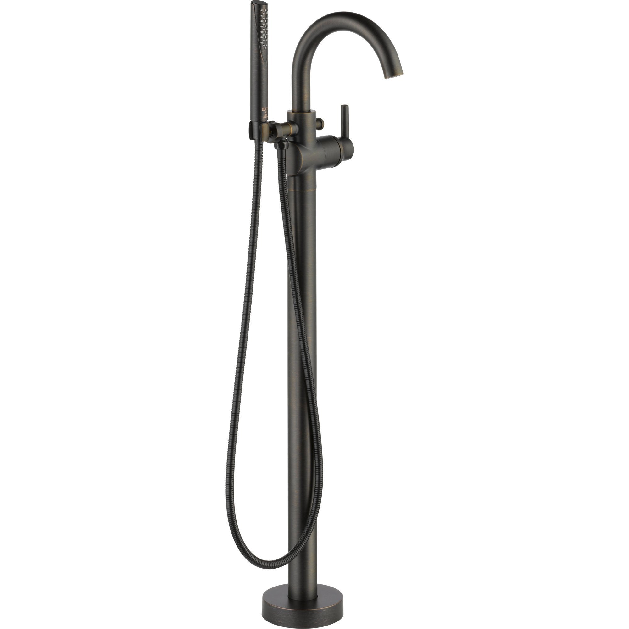 Delta Trinsic Venetian Bronze Floor Mount Freestanding Tub Filler w/Valve D933V