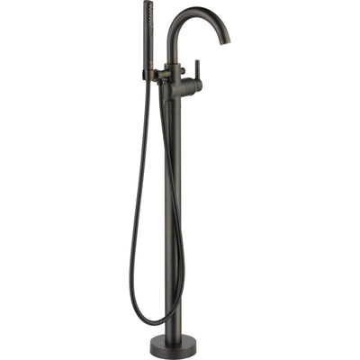 Delta Trinsic Venetian Bronze Floor Mount Freestanding Tub Filler w/Valve D933V