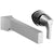 Delta Zura Collection Chrome Finish Single Handle Modern Wall Mount Lavatory Bathroom Faucet INCLUDES Rough-in Valve D1898V