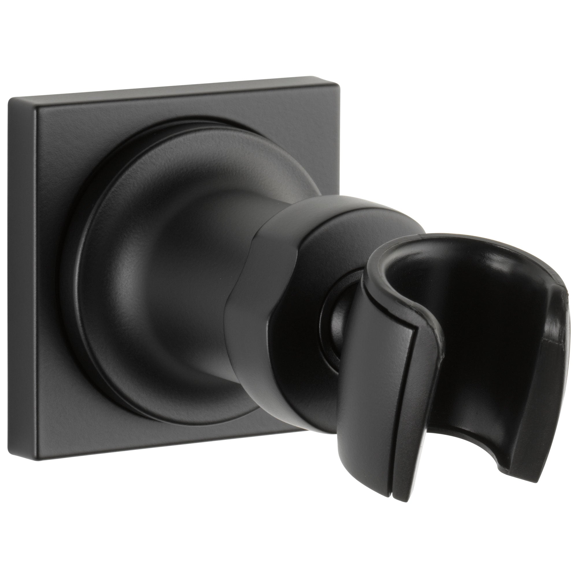 Delta Matte Black Finish Adjustable Wall Mount Bracket for Hand Shower DU4010BLPK