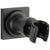 Delta Matte Black Finish Adjustable Wall Mount Bracket for Hand Shower DU4010BLPK